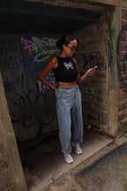 Money Bow Tank - White